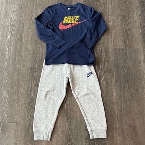 Nike Futura Gravel Fleece Long Sleeve set